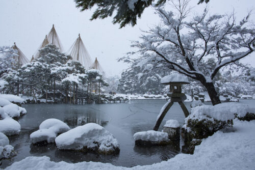 冬の兼六園